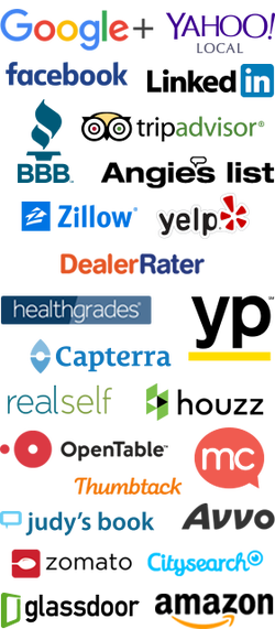 Picture of review site logos